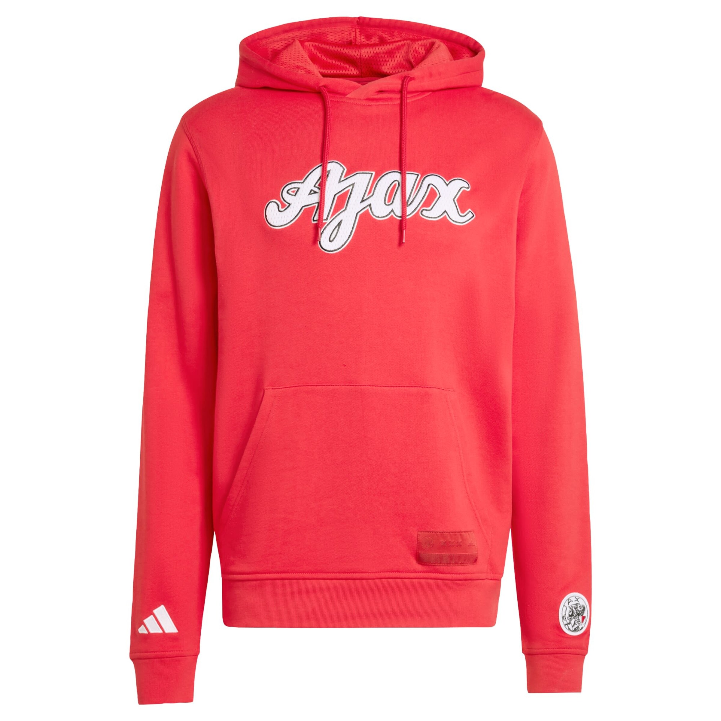 ADIDAS PERFORMANCE Sportsweatshirt 'Ajax Amsterdam US' in rot / schwarz / weiß, Produktansicht