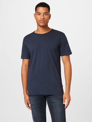 Maglietta 'Garment' di Lindbergh in blu: frontale