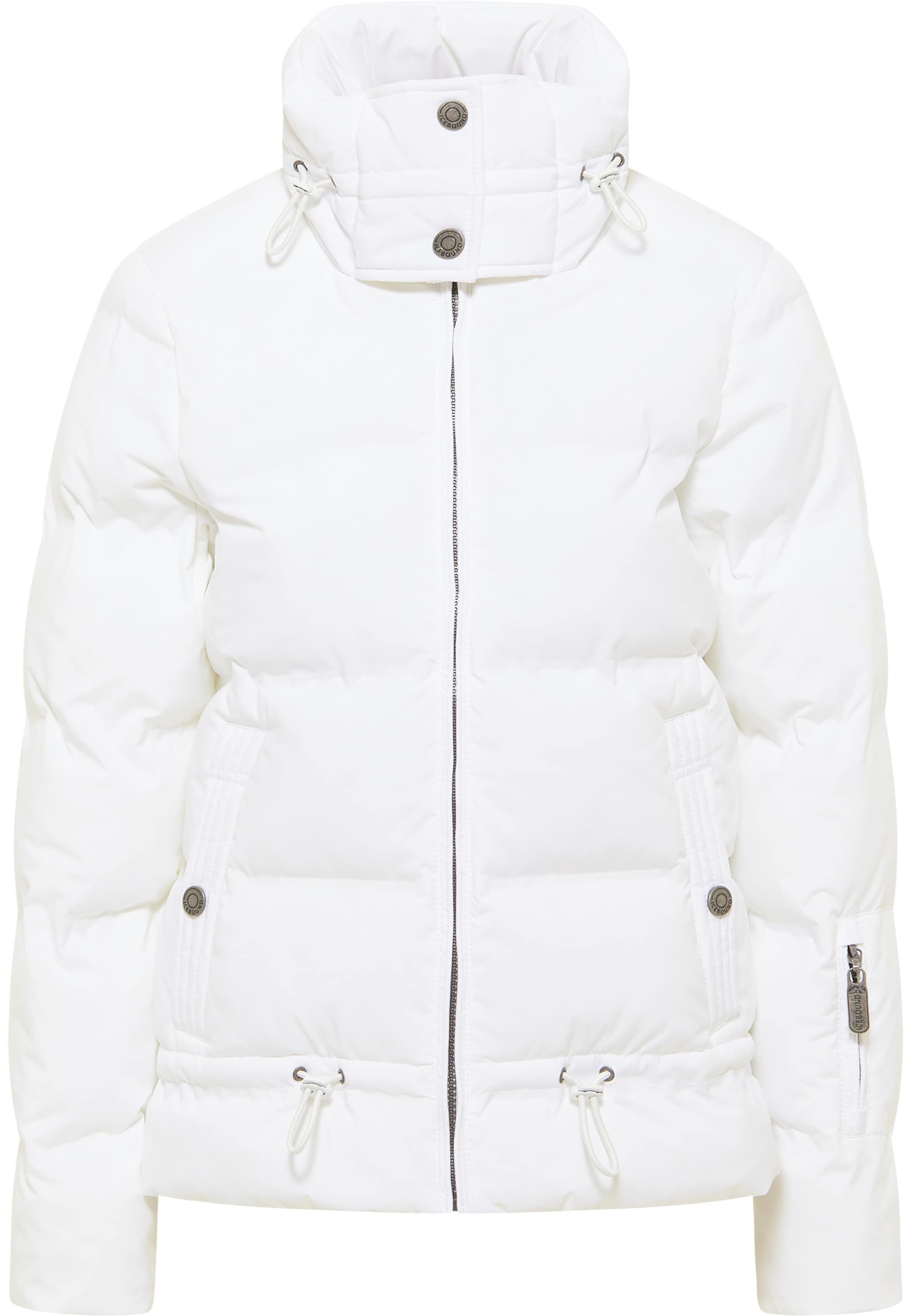 ICEBOUND - Chaqueta de invierno en blanco: frente