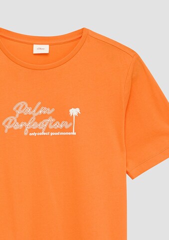 s.Oliver Shirt in Oranje