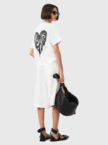 AllSaints - Camisa 'TRIP LISA' em branco