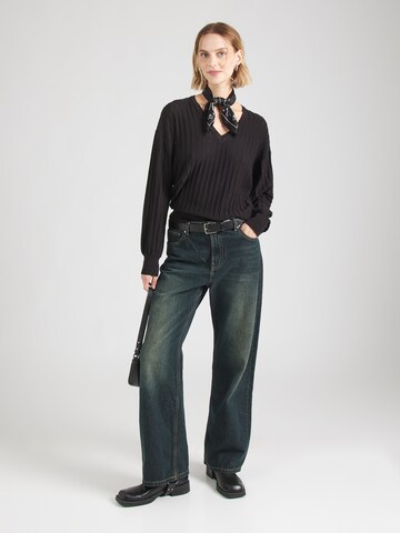 GARCIA Pullover in Schwarz