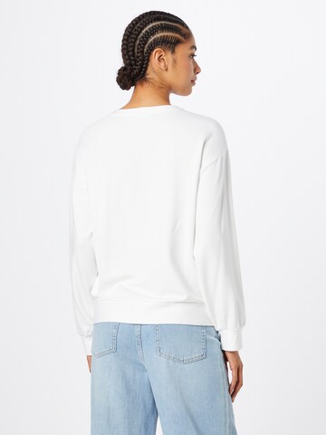 UNITED COLORS OF BENETTON Sweatshirt i hvid