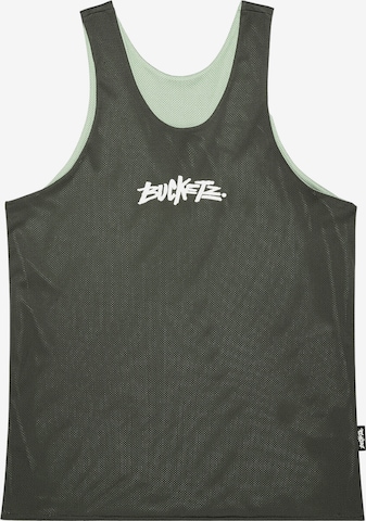 Bucketz Toiminnallinen paita värissä vihreä: etupuoli