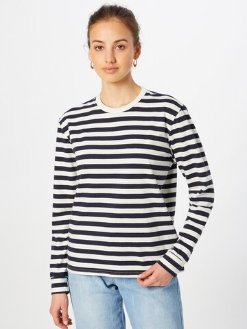 Kaffe Sweatshirt 'Sisse' in Blau: predná strana