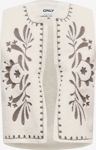 ONLY Bodywarmer in Wit: voorkant