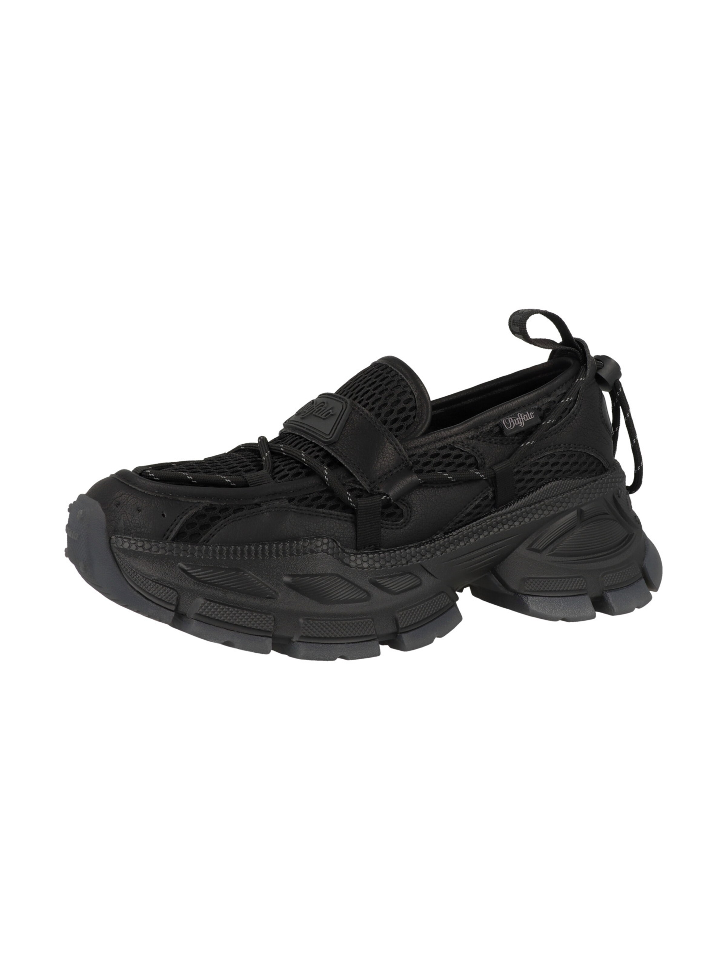 Chaussure de sport à lacets 'Saturn' BUFFALO en noir : devant