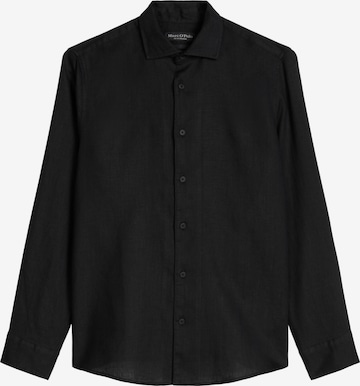Marc O'Polo Button Up Shirt in Black: front