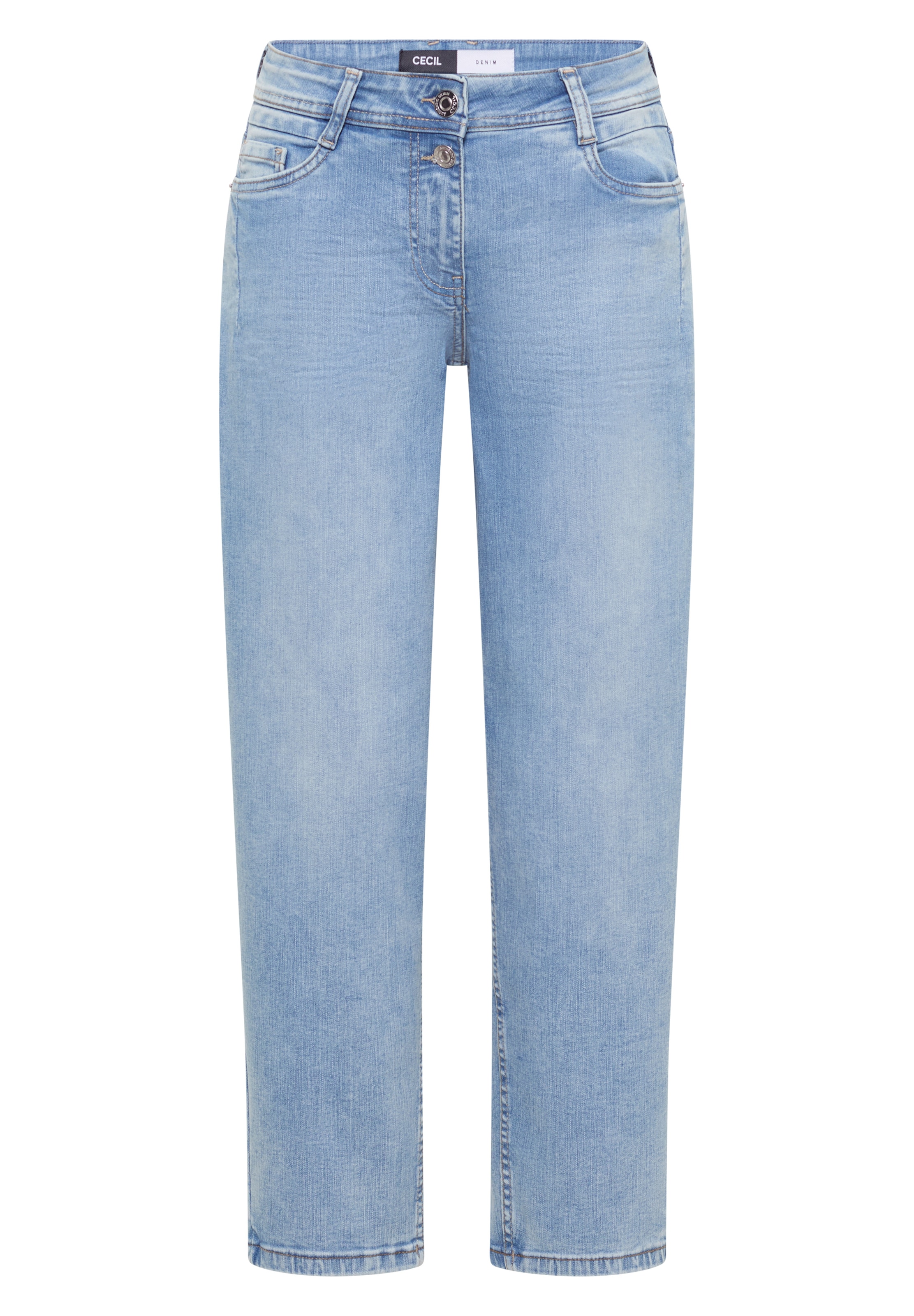 CECIL Loosefit Jeans in Blau: Vorderseite