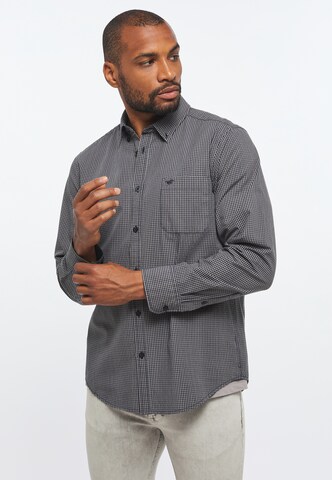 MUSTANG Regular fit Button Up Shirt in Grey: front