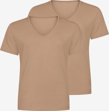 SLOGGI Unterhemd 'SLG Base' in Beige: Vorderseite
