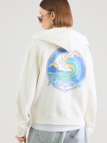 RIP CURL - Sudadera con cremallera 'LAY DAY' en beige: frente