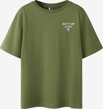 Maglietta 'NKMHANSY' di NAME IT in verde: frontale