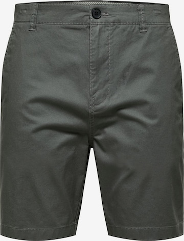 Pantaloni chino di SELECTED HOMME in grigio: frontale