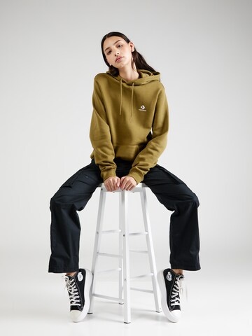 CONVERSE Sweatshirt 'Go-To' in Groen