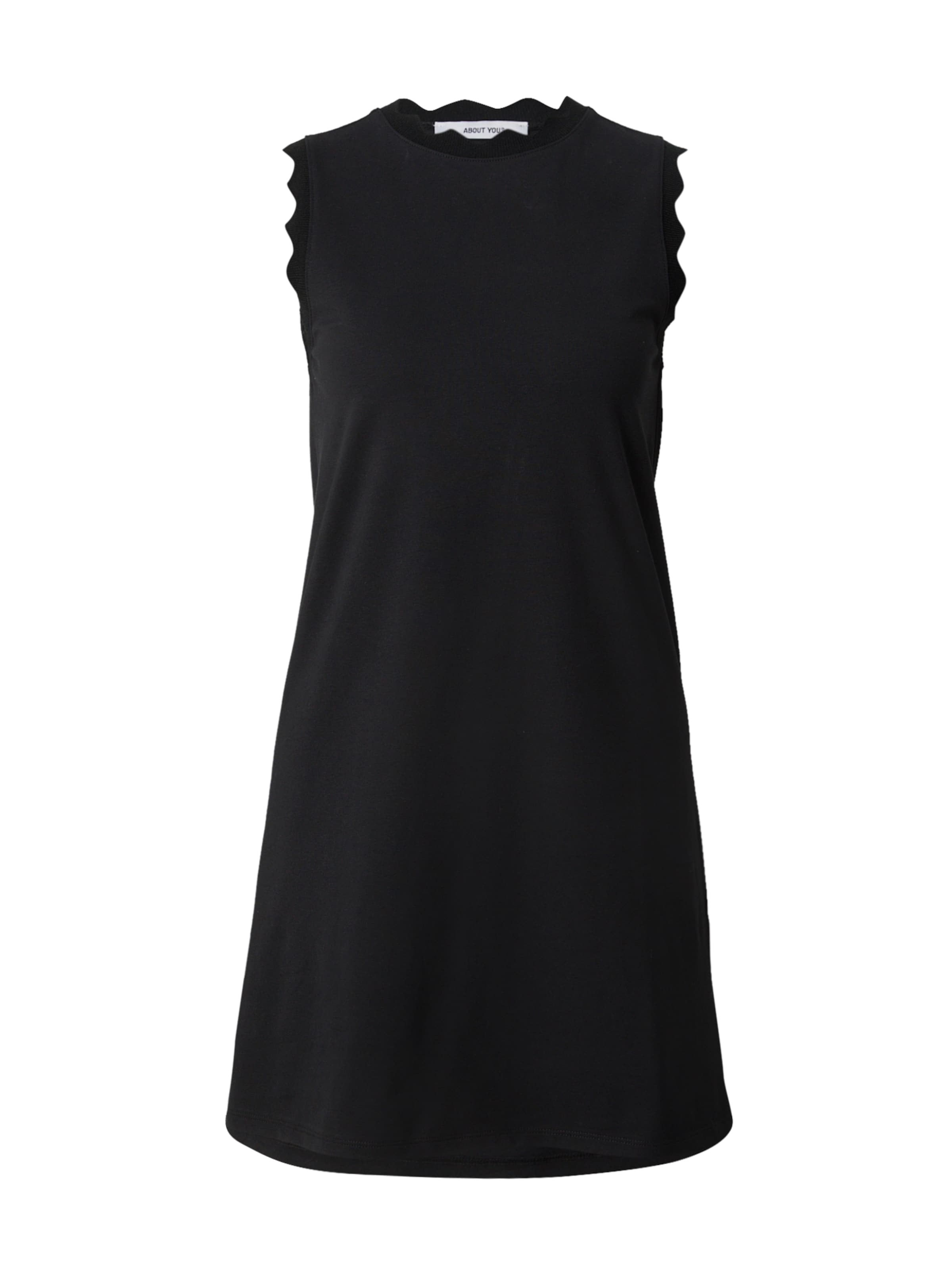 ABOUT YOU Šaty 'Rosalina' – černá: přední strana