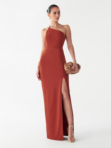 BWLDR Kleid 'Boston' in Braun: Vorderseite