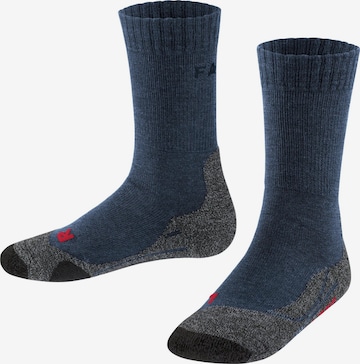 FALKE Athletic Socks 'TK2' in Blue: front