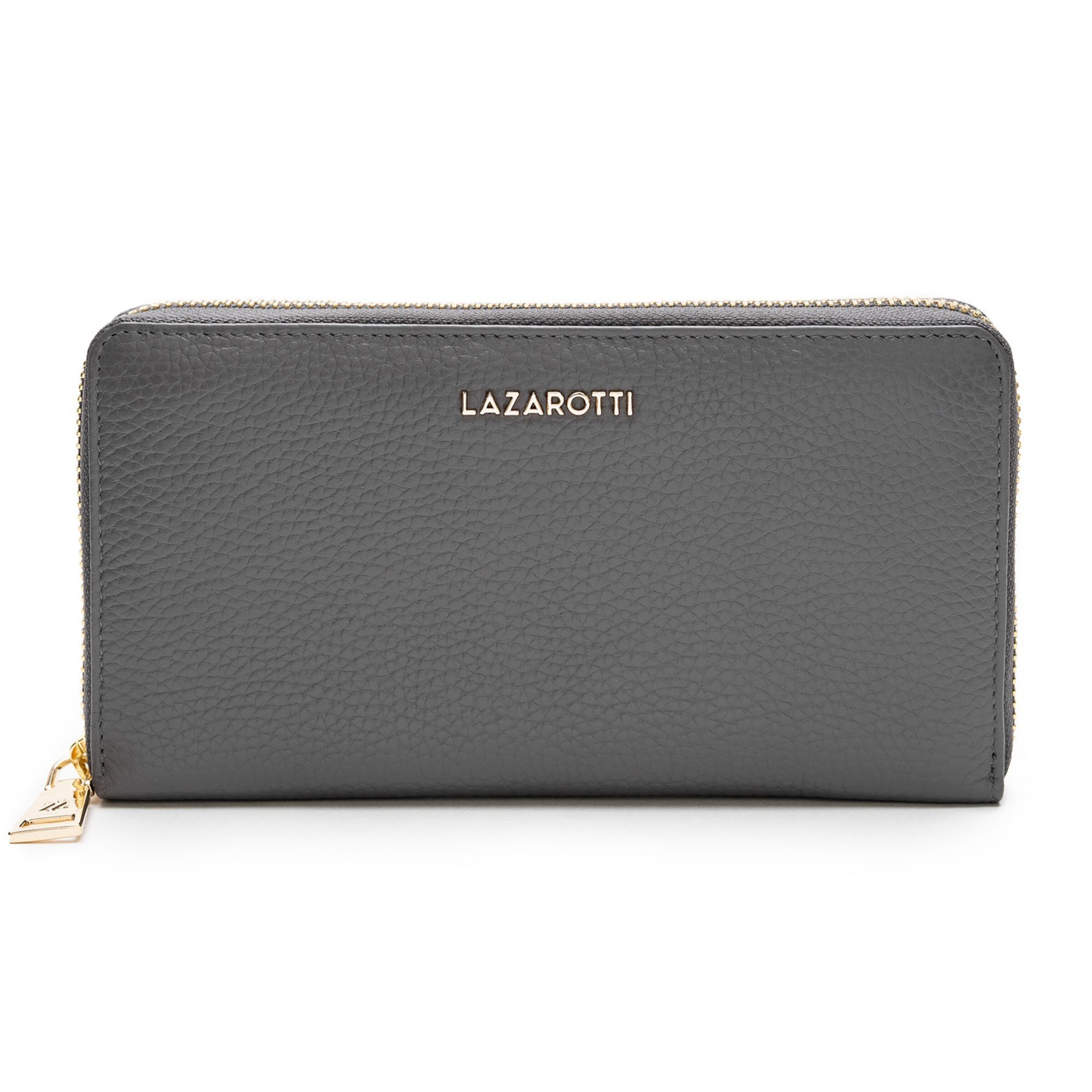Porte-monnaies 'Bologna' Lazarotti en gris : devant