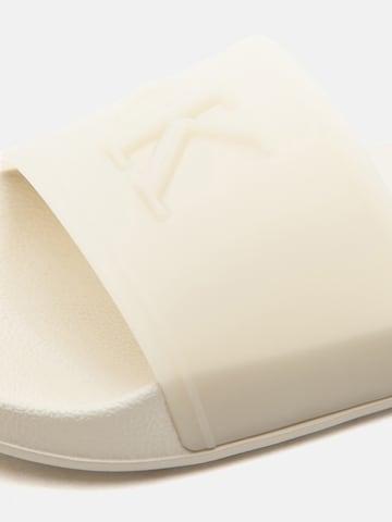 Calvin Klein Mule 'ESS' in Beige