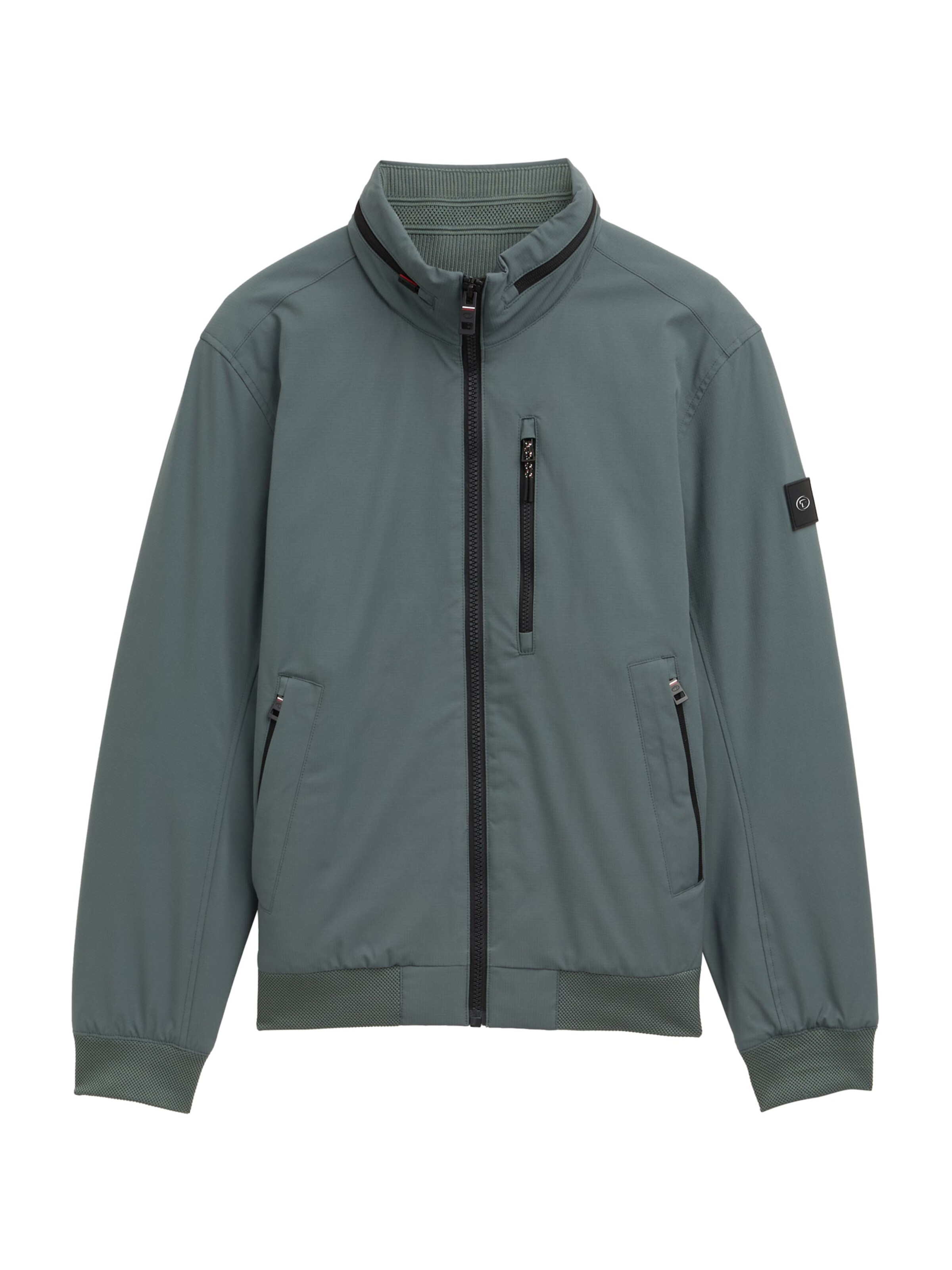 Veste mi-saison TOM TAILOR en vert : devant