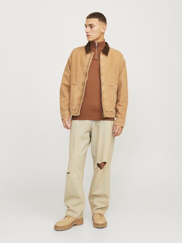 Pullover 'JJEEmil' di JACK & JONES in marrone