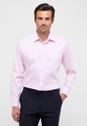 ETERNA Regular fit Zakelijk overhemd in Roze: voorkant