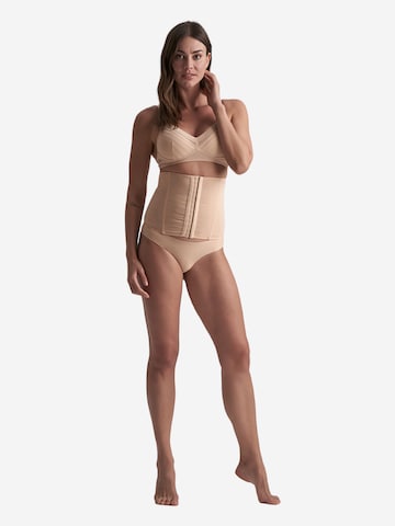 Bye Bra Mieder 'Powermesh Waist Trainer' in Beige