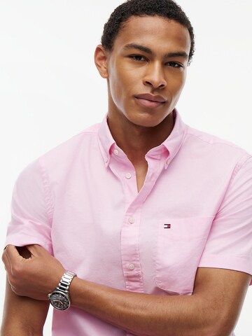 TOMMY HILFIGER Regular fit Button Up Shirt in Pink