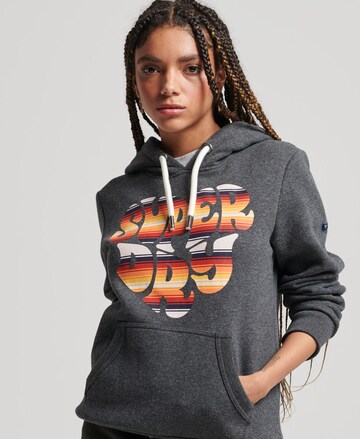 Sweat-shirt Superdry en blanc : devant