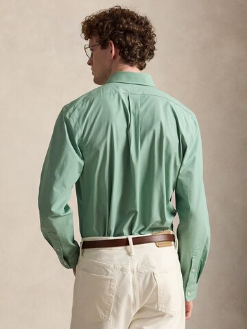 Polo Ralph Lauren Slim fit Srajca | zelena barva