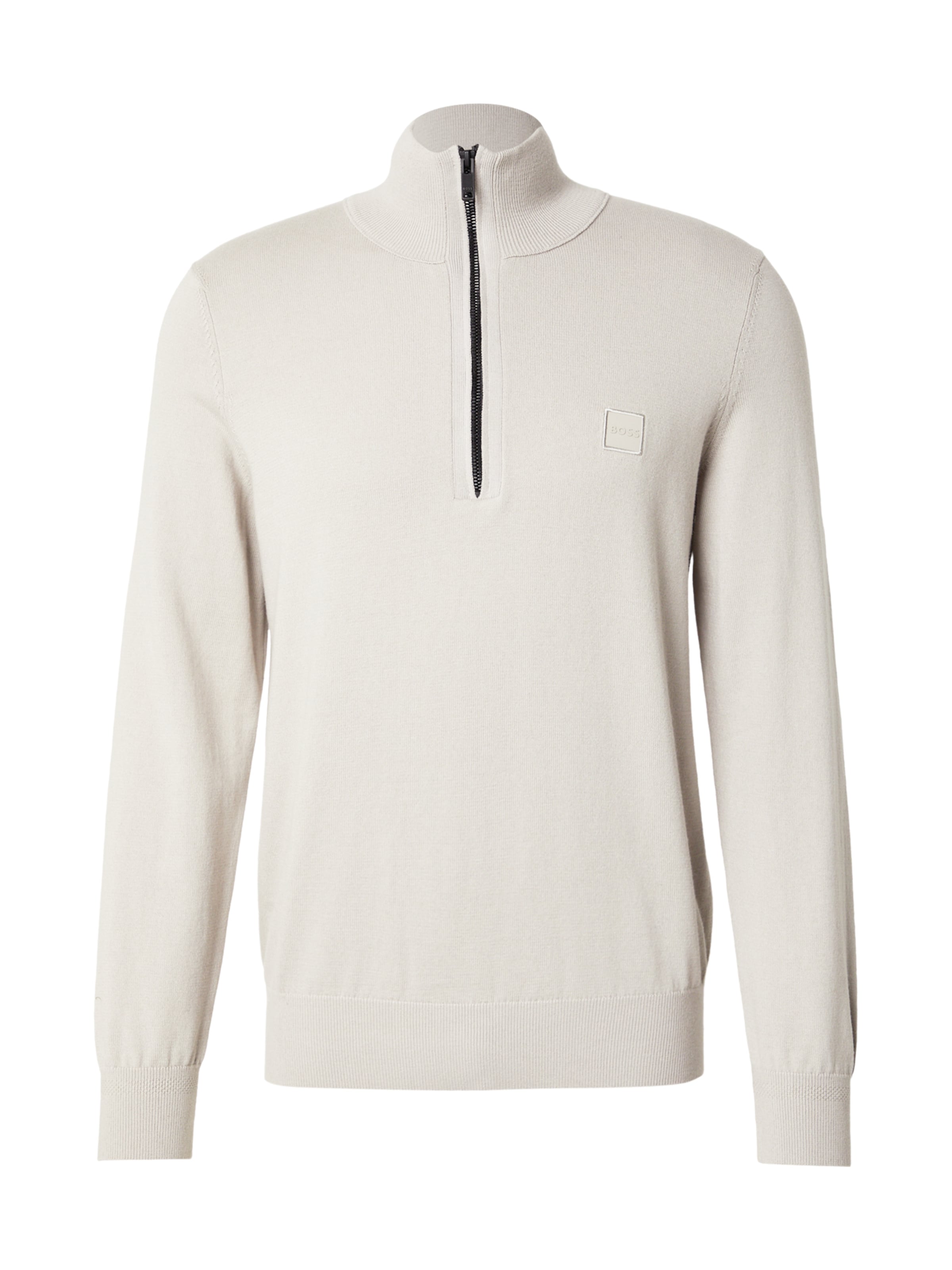 pelēks BOSS Džemperis 'Kanobix_S': no priekšpuses
