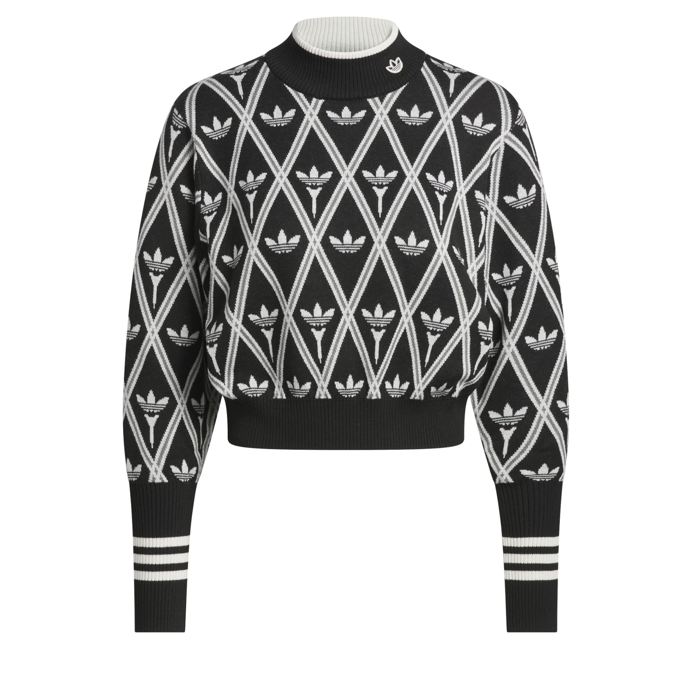 ADIDAS PERFORMANCE Sportovní svetr 'Originals Trefoil' – černá: přední strana