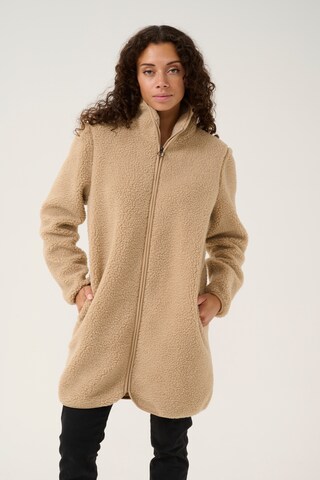 Love Copenhagen Fleece jas 'Vigga' in Beige: voorkant