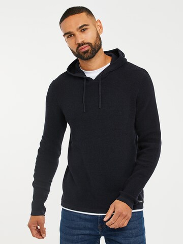 Pull-over 'Grayson' Threadbare en bleu : devant