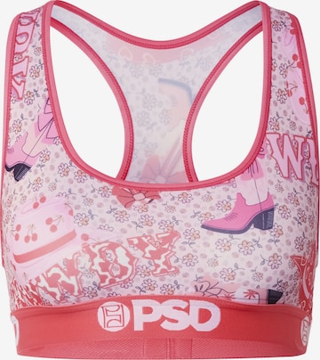 PSD Bustier Rintaliivi 'Howdy Luv' värissä punainen: etupuoli