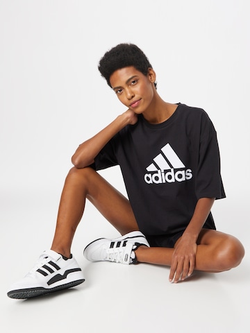 ADIDAS SPORTSWEAR - Camisa funcionais 'Future Icons Badge Of Sport' em preto