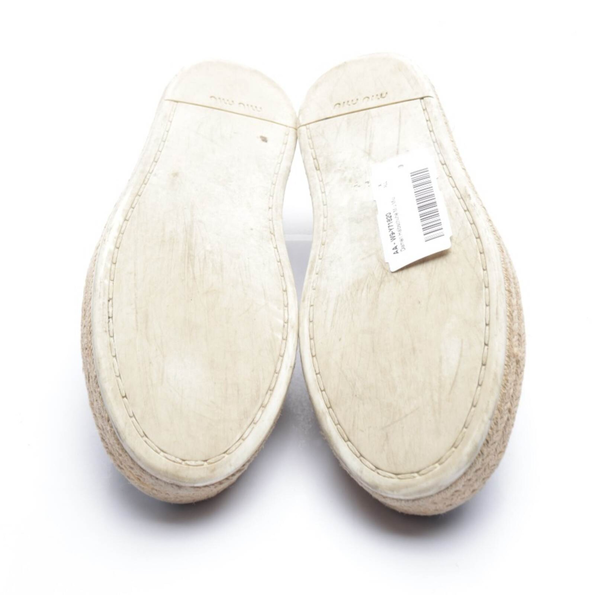 Miu Miu Flats & Loafers in 37 in Black