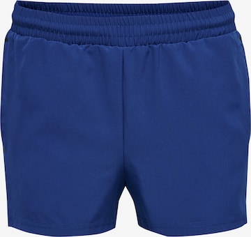 Hummel Workout Pants 'Move' in Blue: front