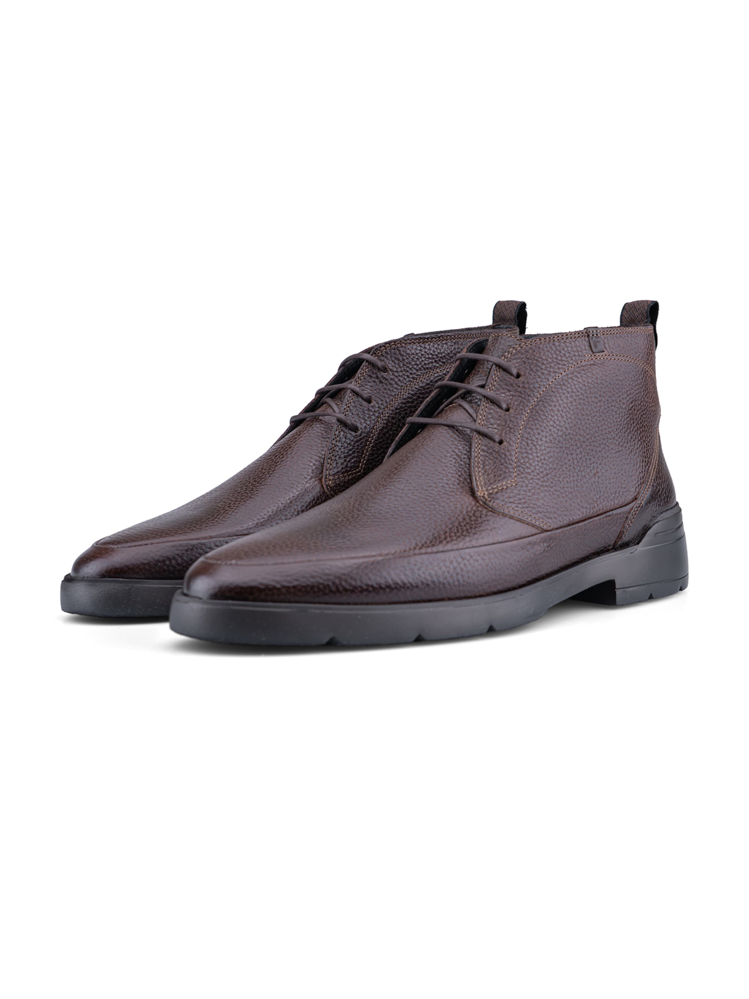 Floris van Bommel Lace-Up Boots in Brown