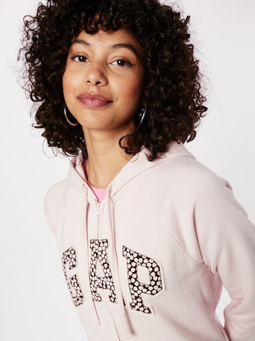 GAP - Sudadera con cremallera en rosa