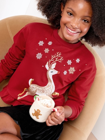 Sweat-shirt 'Christmas' Lipsy en rouge