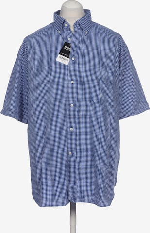 Trussardi Button Up Shirt in XL in Blue: front