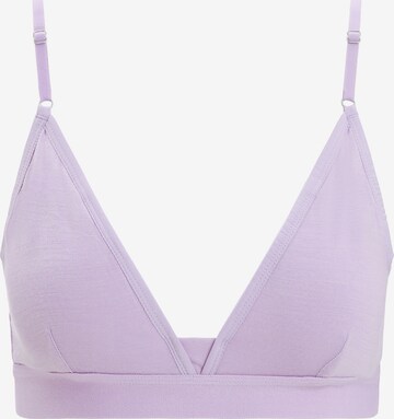 ICEBREAKER Sports bra 'Siren' in Purple: front