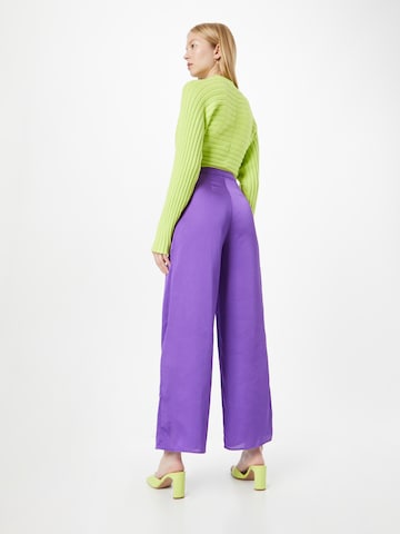 Wide Leg Pantalon à pince Dorothy Perkins en violet