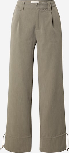 PULZ Jeans Pleat-front trousers 'MARTHA' in Olive, Item view