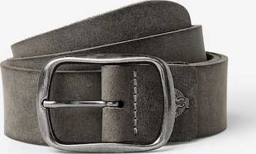 PME Legend Vyö 'Leather belt' värissä harmaa: etupuoli