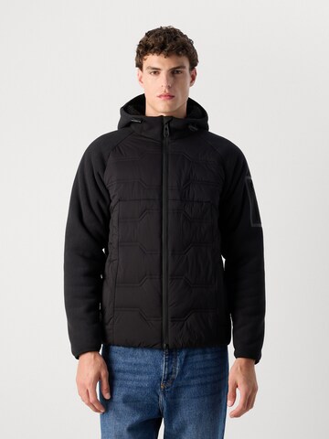 Veste mi-saison 'Hole' BOSS en noir : devant