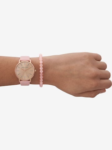 ARMANI EXCHANGE Analogt ur i pink: forside