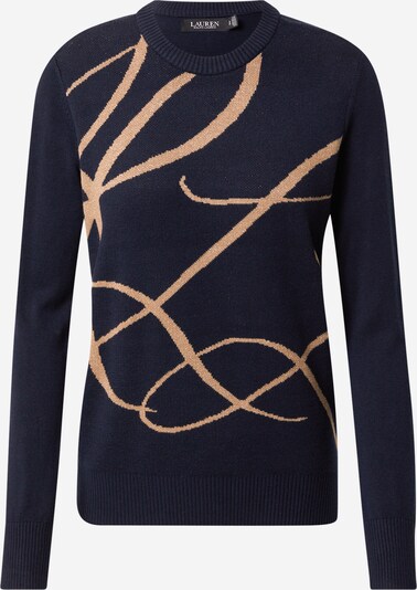 Lauren Ralph Lauren Pullover 'Janitra' in nachtblau / braun, Produktansicht